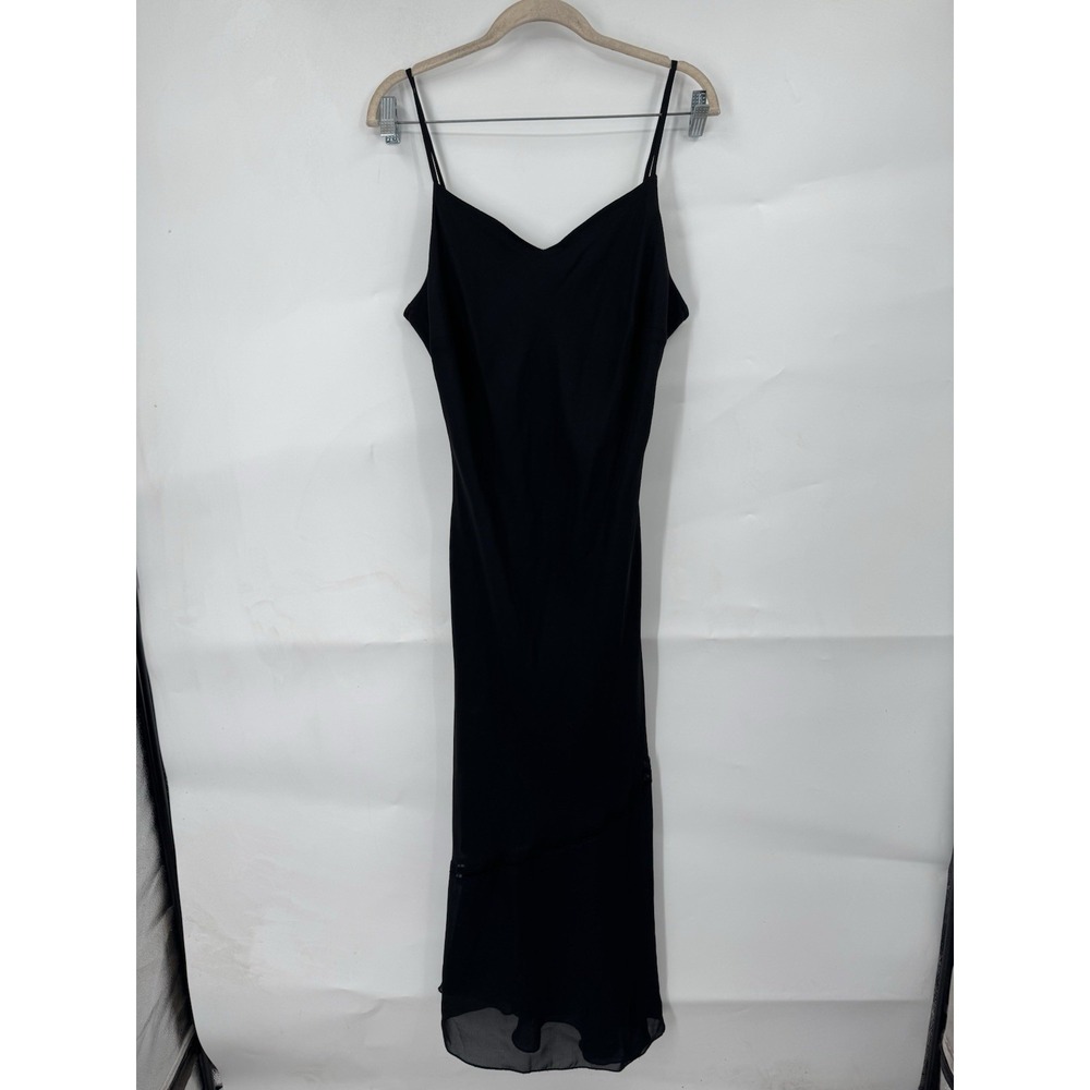 VTG‎ A. List Whimsigoth Witchy Maxi Dress Juniors 11 Black Dark Fairy Romance